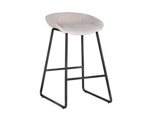 Skylar Counter Stool - Polo Club Muslin / Dillon Cream 106162 Sunpan