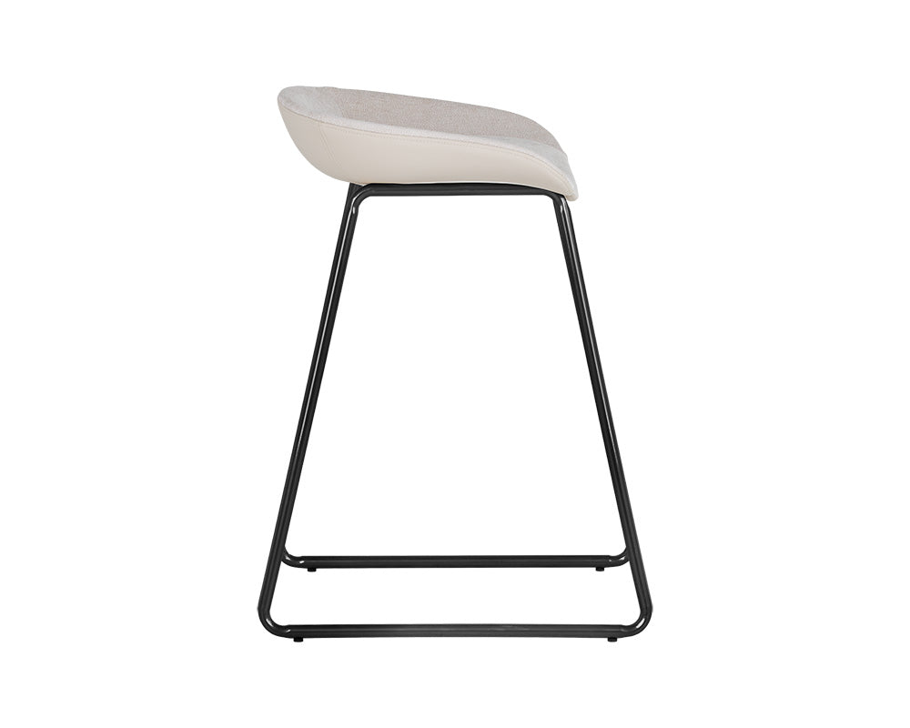 Skylar Counter Stool - Polo Club Muslin / Dillon Cream 106162 Sunpan