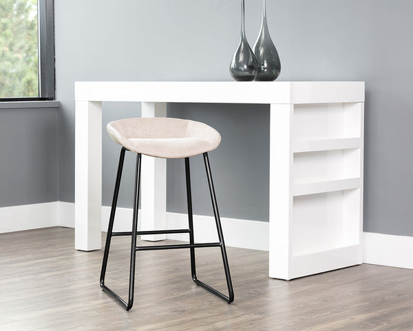 Skylar Counter Stool - Polo Club Muslin / Dillon Cream 106162 Sunpan