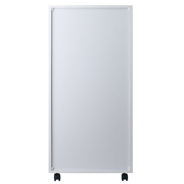 Winsome Wood Halifax 5-drawer Mobile Storage Cabinet In White - Stylish Organization For Home & Office Use White Composite Wood 10616-winsome-wood