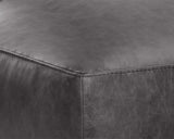 Watson Modular - Ottoman - Marseille Black Leather 106175 Sunpan