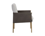 Bellevue Lounge Chair - Belfast Heather Grey / Bravo Ash 106183 Sunpan