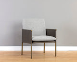 Bellevue Lounge Chair - Belfast Heather Grey / Bravo Ash 106183 Sunpan