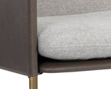 Bellevue Lounge Chair - Belfast Heather Grey / Bravo Ash 106183 Sunpan