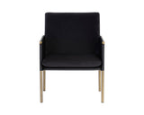 Bellevue Lounge Chair - Abbington Black / Bravo Black 106184 Sunpan