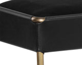 Bellevue Bench - Abbington Black / Bravo Black 106185 Sunpan