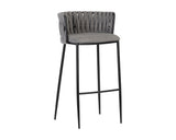 Sarai Barstool - Belfast Koala Grey 106188 Sunpan