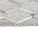 Bordeaux Hand-Made Rug - Ivory / Grey - 8' X 10' 106217 Sunpan