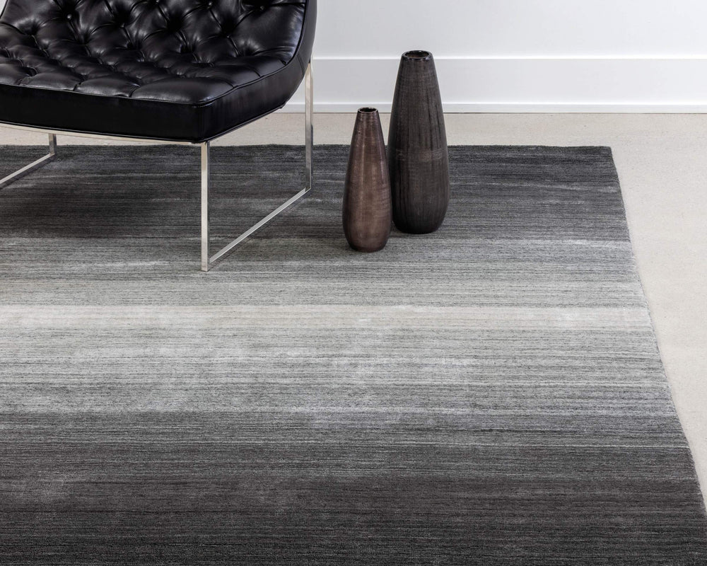 Sunpan Lagos Hand-Loomed Wool Blend Ombre Area Rug Artisan Woven Bedroom Floor Accent 106257