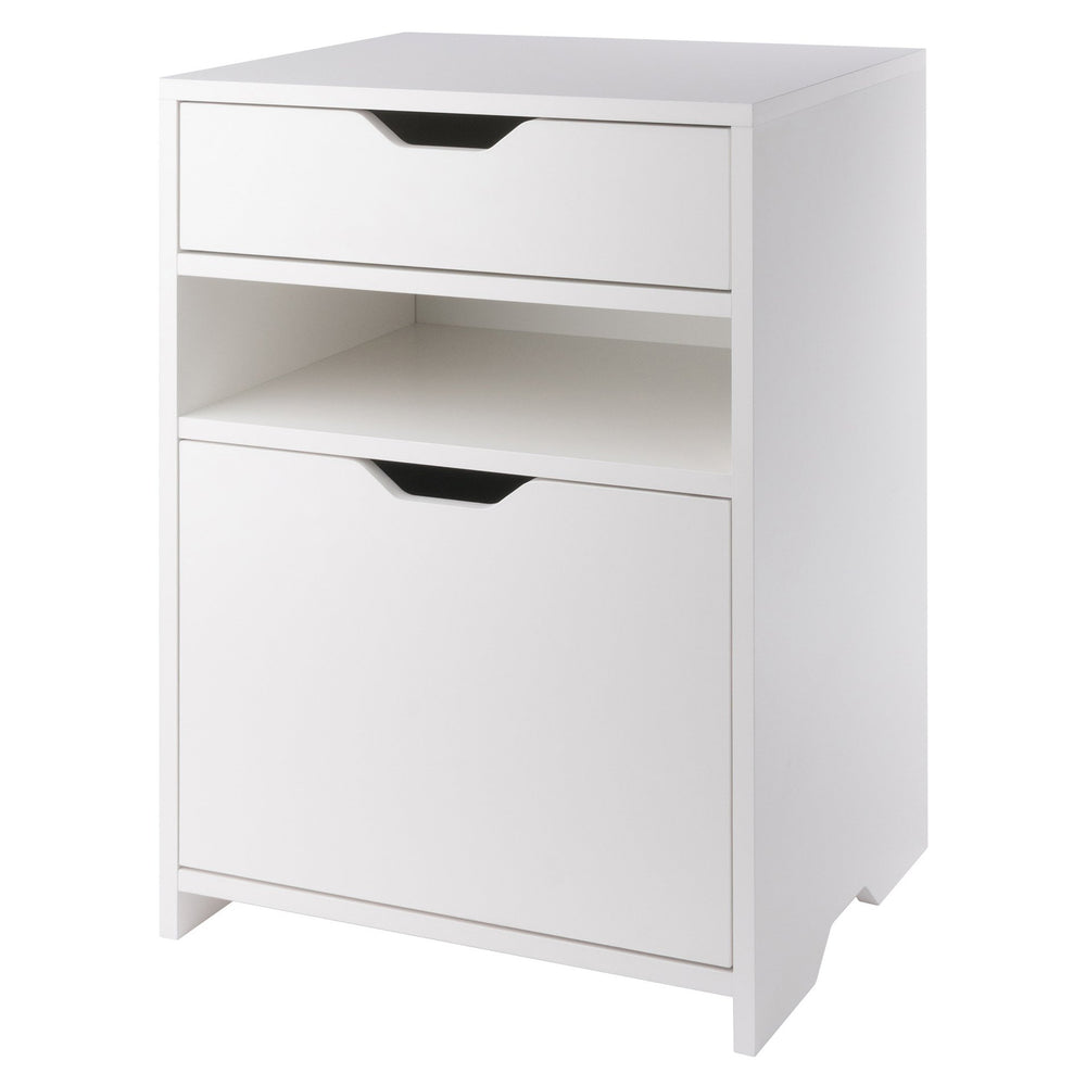Winsome Wood Nova Filing Storage Cabinet With Adjustable File Rods - Stylish, Versatile Organizer For Home Office White Composite Wood 10626-winsome-wood