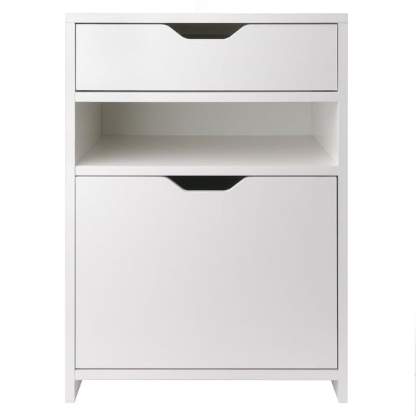 Winsome Wood Nova Filing Storage Cabinet With Adjustable File Rods - Stylish, Versatile Organizer For Home Office White Composite Wood 10626-winsome-wood