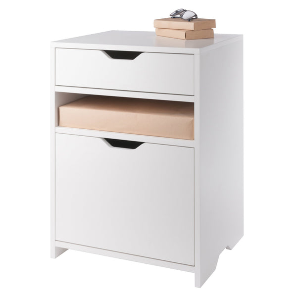 Winsome Wood Nova Filing Storage Cabinet With Adjustable File Rods - Stylish, Versatile Organizer For Home Office White Composite Wood 10626-winsome-wood