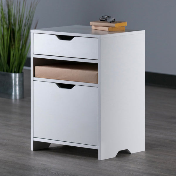 Winsome Wood Nova Filing Storage Cabinet With Adjustable File Rods - Stylish, Versatile Organizer For Home Office White Composite Wood 10626-winsome-wood