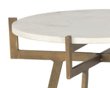 Anak End Table - White 106289 Sunpan