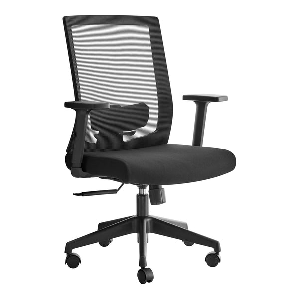 Dahl Office Chair in Black with Black Base 10630-BLK EuroStyle
