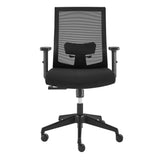 Dahl Office Chair in Black with Black Base 10630-BLK EuroStyle