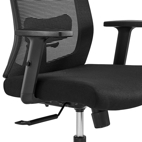 Dahl Office Chair in Black with Black Base 10630-BLK EuroStyle
