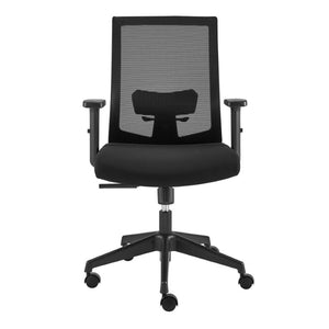 EuroStyle Dahl Ergonomic Mesh Back Office Chair with Lumbar Support for Long Workdays 10630-BLK