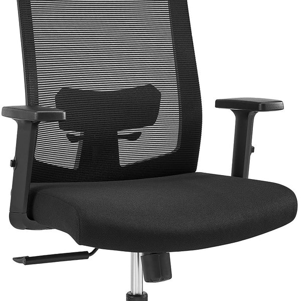 EuroStyle Dahl Ergonomic Mesh Back Office Chair with Lumbar Support for Long Workdays 10630-BLK
