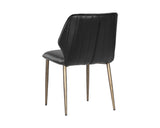 Clinton Dining Chair - Bronze - Bravo Black 106316 Sunpan