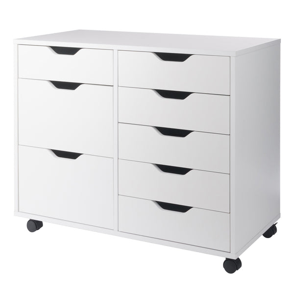 Winsome Wood Halifax 6-drawer Mobile Cabinet - Versatile Storage Solution For Crafts, Office & Home Organization White Composite Wood 10632-winsome-wood