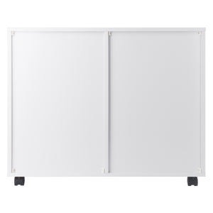 Winsome Wood Halifax 6-drawer Mobile Cabinet - Versatile Storage Solution For Crafts, Office & Home Organization White Composite Wood 10632-winsome-wood