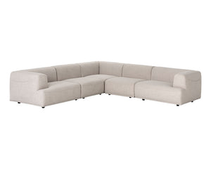 Darren Sectional Set - Moto Stucco 106378 Sunpan