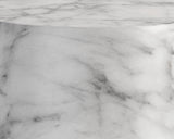 Aries End Table - Marble Look - White 106402 Sunpan