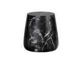 Aries End Table - Marble Look - Black 106403 Sunpan