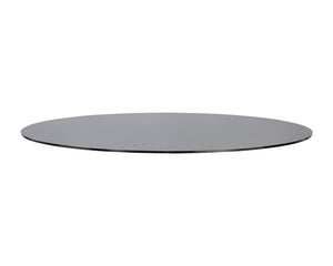 Glass Dining Table Top - Round - Smoke Grey - 59" 106414 Sunpan