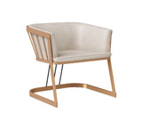 Caily Lounge Chair - Bravo Cream 106416 Sunpan