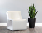 Odyssey Lounge Chair - White 106445 Sunpan