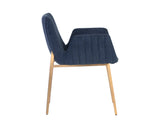 Lucano Dining Armchair - Belfast Navy 106475 Sunpan