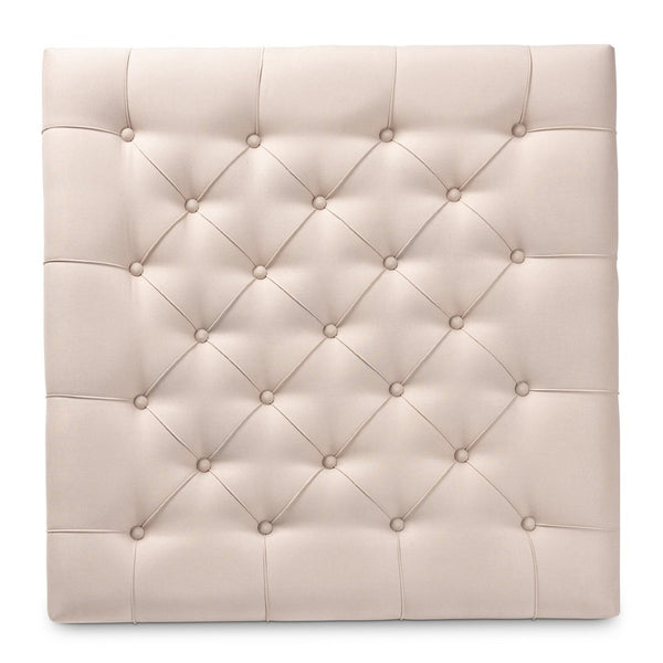 Baxton Studio Baxton Studio Modern Rustic Linen Upholstered Cocktail Ottoman with Stylish Storage and Tufted Top Beige JY-0001-Beige/Greywashed-Otto