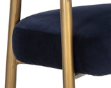 Maestro Dining Armchair - Abbington Navy 106493 Sunpan