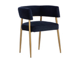 Maestro Dining Armchair - Abbington Navy 106493 Sunpan