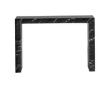 Axle Console Table - Marble Look - Black 106494 Sunpan