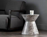 Astley End Table - Marble Look - Grey 106496 Sunpan