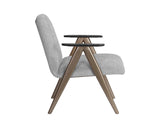 Baldwin Lounge Chair - San Remo Winter Cloud 106499 Sunpan