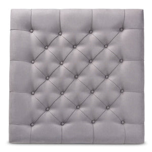 Baxton Studio Baxton Studio Modern Rustic Linen Upholstered Cocktail Ottoman with Stylish Storage and Tufted Top Grey JY-0001-Grey/Greywashed-Otto