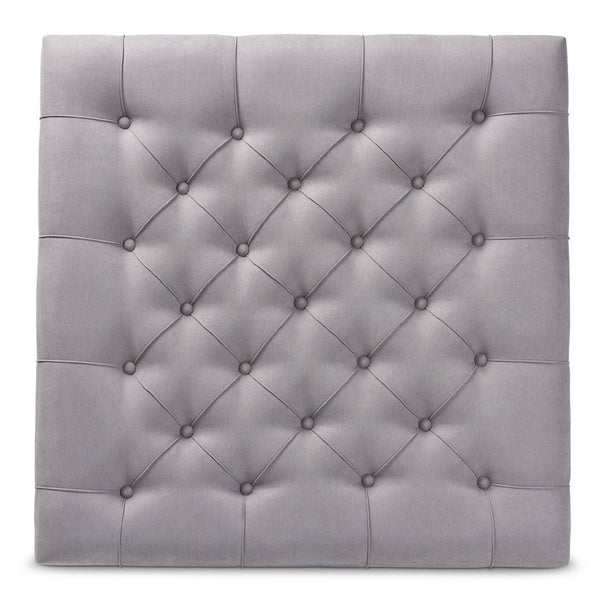 Baxton Studio Baxton Studio Modern Rustic Linen Upholstered Cocktail Ottoman with Stylish Storage and Tufted Top Grey JY-0001-Grey/Greywashed-Otto