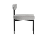 Seneca Dining Chair - Black - Polo Club Stone 106513 Sunpan