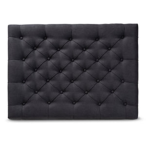 Baxton Studio Baxton Studio Lindsey Modern Rustic Upholstered Cocktail Ottoman with Storage & Elegant Design Charcoal JY-0002-Charcoal/Greywashed-Otto