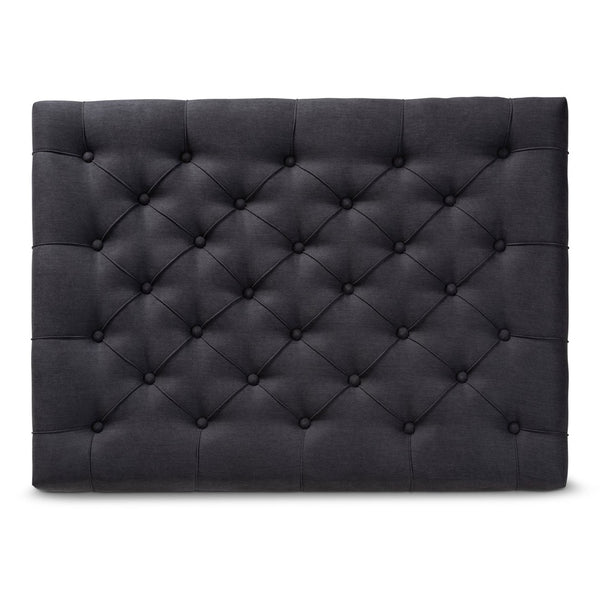 Baxton Studio Baxton Studio Lindsey Modern Rustic Upholstered Cocktail Ottoman with Storage & Elegant Design Charcoal JY-0002-Charcoal/Greywashed-Otto