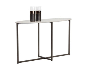 Kiara Console Table - Oval 106522 Sunpan