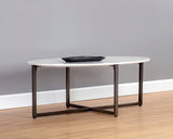 Kiara Coffee Table - Oval 106523 Sunpan