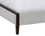 Colette Bed - King - Brown - Belfast Heather Grey 106526 Sunpan