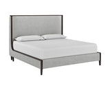 Colette Bed - King - Brown - Belfast Heather Grey 106526 Sunpan