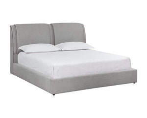 Lowe Bed - King - Belfast Heather Grey 106548 Sunpan