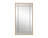 Pasadena Floor Mirror - Brass 106552 Sunpan